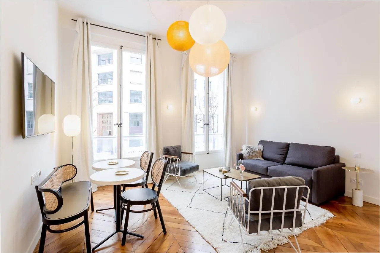 Habitat Parisien - 1br-1ba - Bourse Montorgueil Apartman Párizs